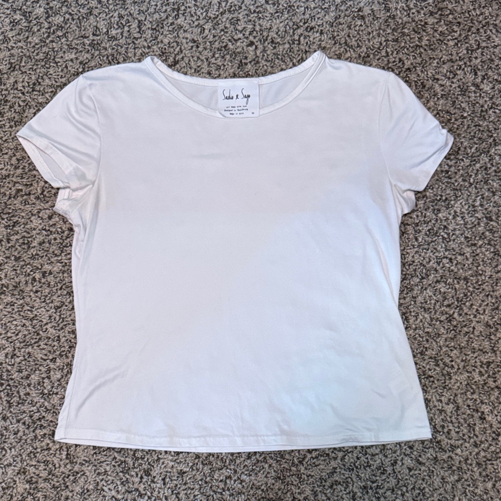Sadie & Sage Classic White Tee
